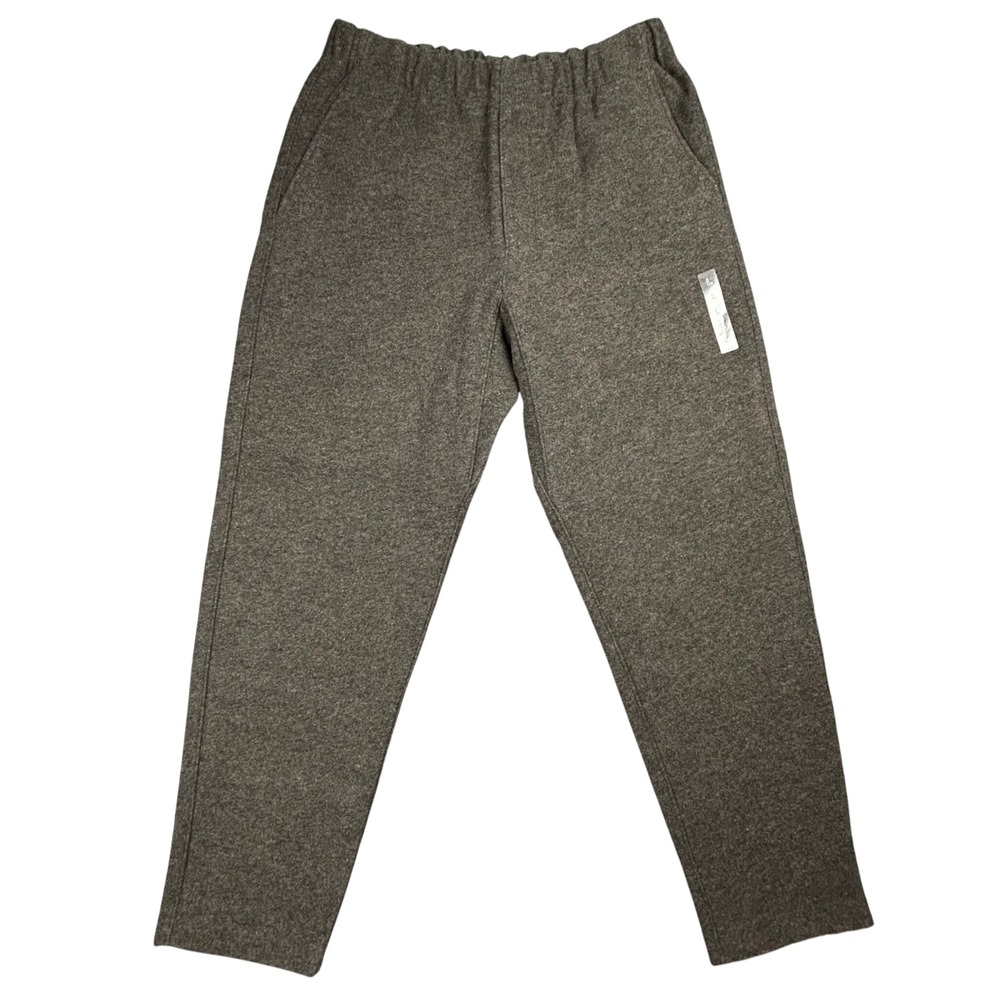 Uniqlo U Pants Mens L Dark Grey Wool Blend Fleece Jersey Lemaire Sweatpants